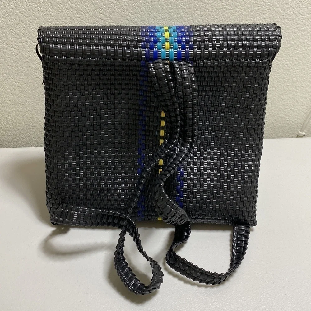 New Artisan Backpack Handmade Eco Friendly Recycled Plastic